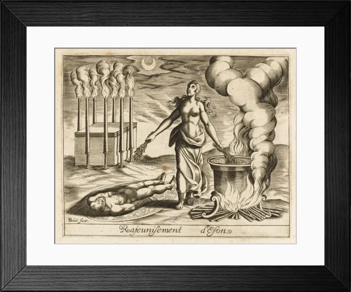 Framed Print : Medea Rejuvenates Aeson Framed Print : Medea Rejuvenates Aeson