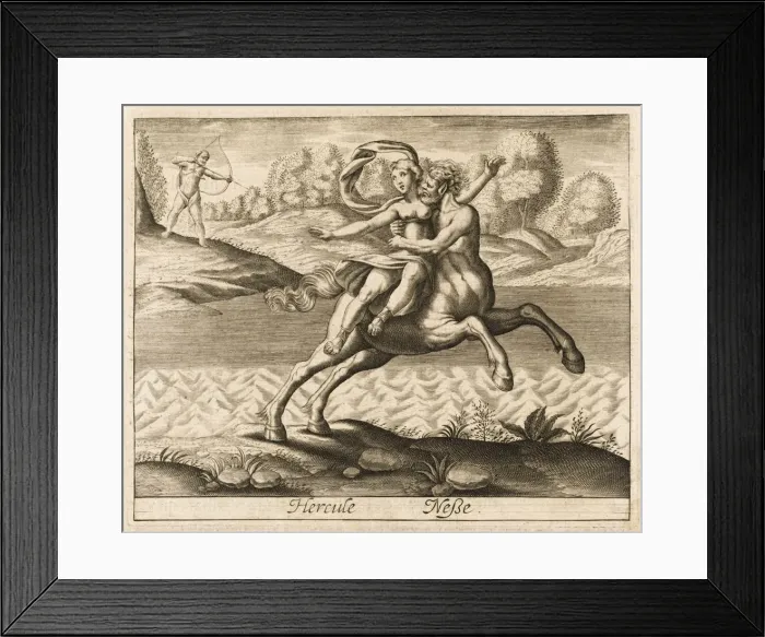 Framed Print : Nessus and Dejanira Framed Print : Nessus and Dejanira