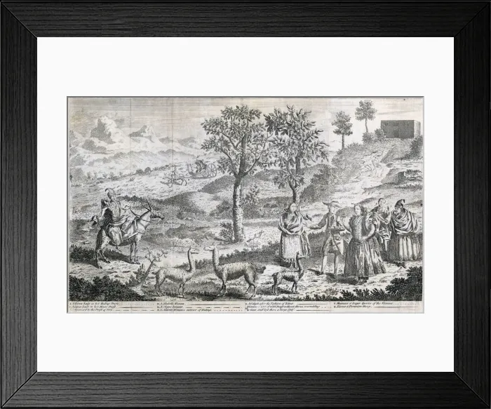 Framed Print : PERU IN 1753 Framed Print : PERU IN 1753