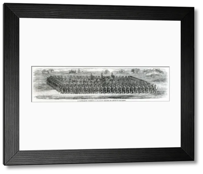 Framed Print : MILITARY MANOEUVRES 1861 Framed Print : MILITARY MANOEUVRES 1861