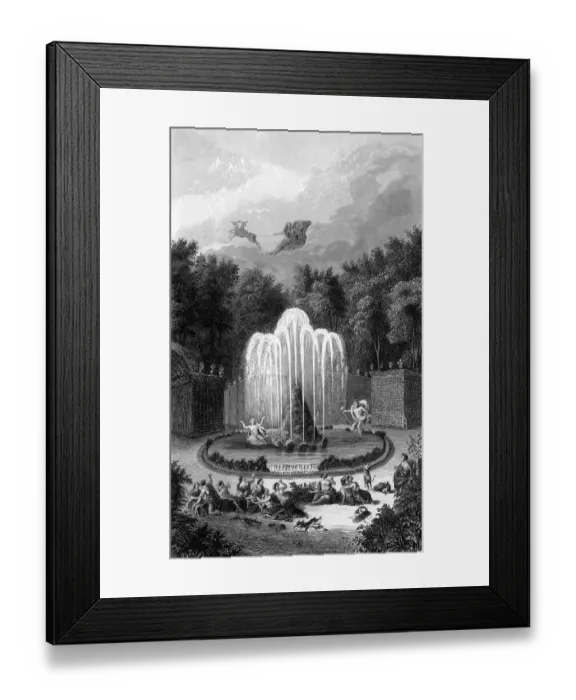 Framed Print : VERSAILLES FONTAINE Framed Print : VERSAILLES FONTAINE