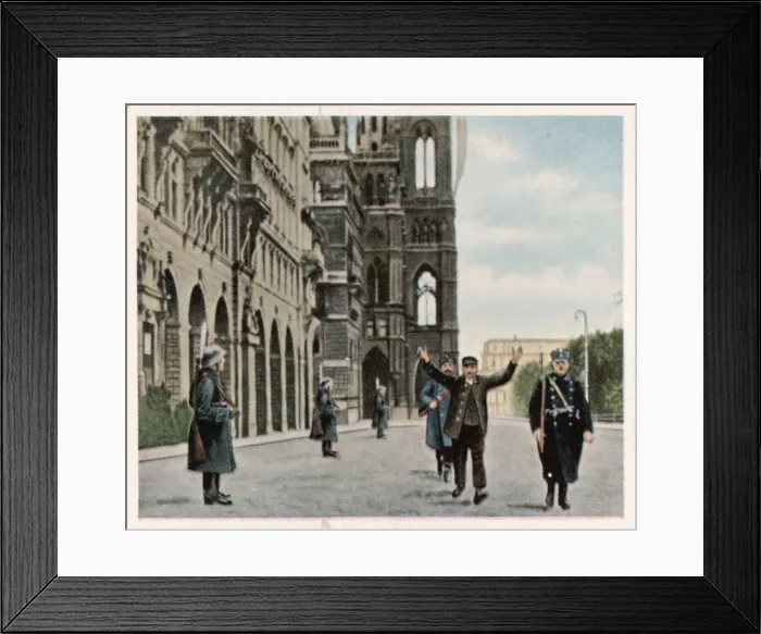 Framed Print : UPRISING IN VIENNA Framed Print : UPRISING IN VIENNA
