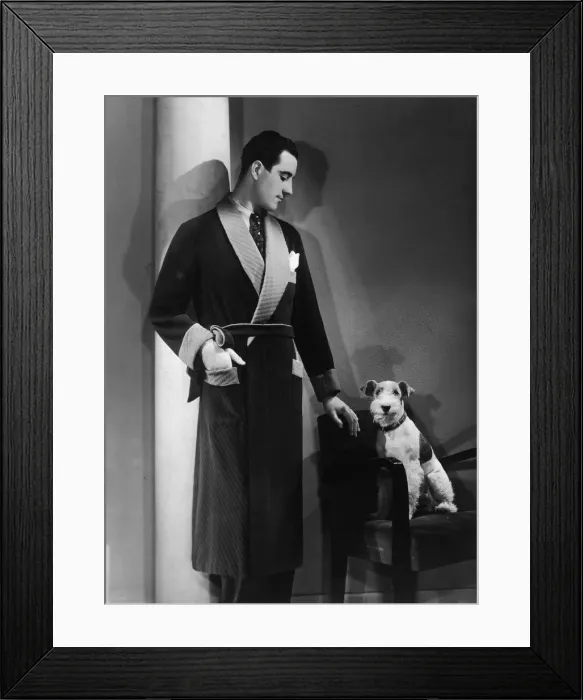 Framed Print : Man in Dressing Gown Framed Print : Man in Dressing Gown