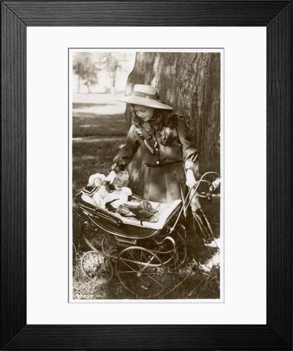Framed Print : Girl in Sailor Suit Framed Print : Girl in Sailor Suit