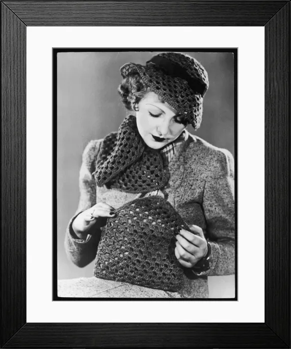 Framed Print : CROCHETED ACCESSORIES Framed Print : CROCHETED ACCESSORIES