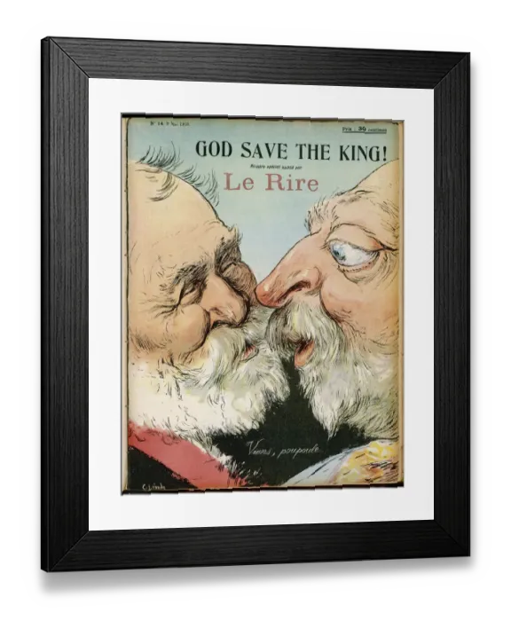 Framed Print : EDWARD VII / RIRE 1903 Framed Print : EDWARD VII / RIRE 1903