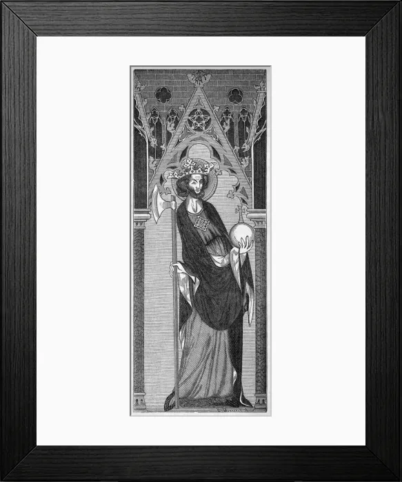 Framed Print : OLAF II / SAINT / NORWAY Framed Print : OLAF II / SAINT / NORWAY