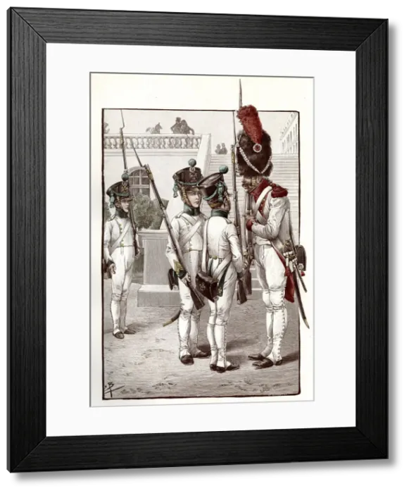 Framed Print : GRENADIER AND CADETS Framed Print : GRENADIER AND CADETS