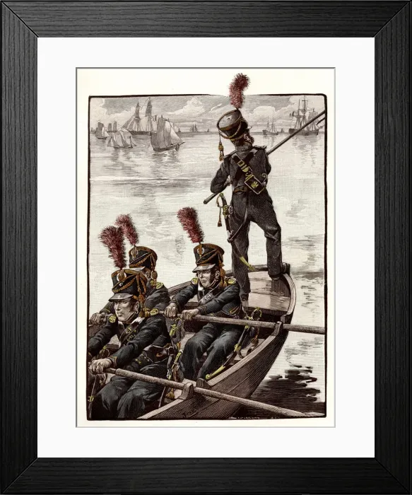 Framed Print : MARINES DE LA GARDE Framed Print : MARINES DE LA GARDE