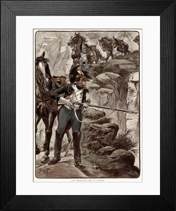 Framed Print : DRAGONS DE LA GARDE Framed Print : DRAGONS DE LA GARDE