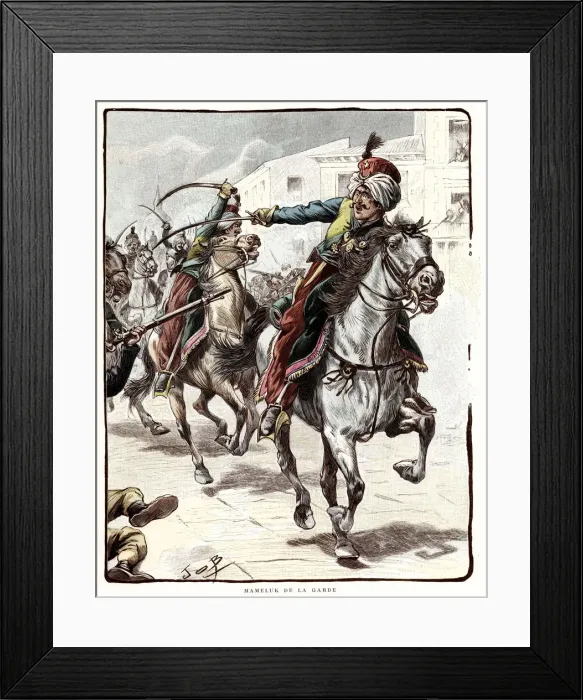 Framed Print : MAMELUKES OF FRENCH ARMY Framed Print : MAMELUKES OF FRENCH ARMY