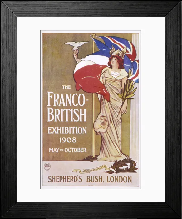 Framed Print : FRANCO-BRIT EXHIBITION Framed Print : FRANCO-BRIT EXHIBITION
