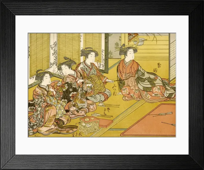 Framed Print : SOCIAL / JAPANESE LADIES Framed Print : SOCIAL / JAPANESE LADIES