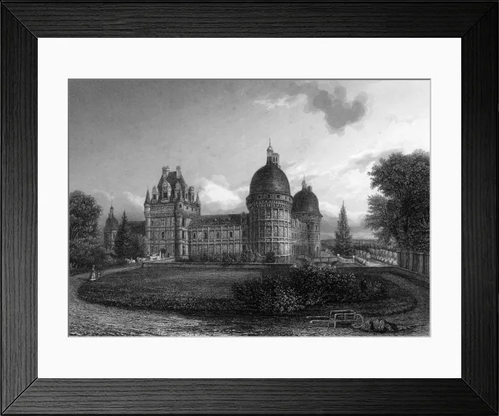 Framed Print : CHATEAU DE VALENCAY Framed Print : CHATEAU DE VALENCAY