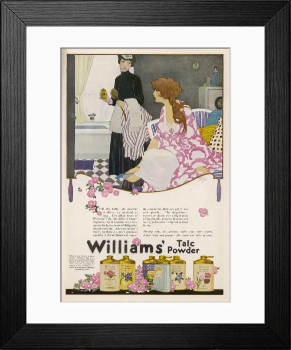 Framed Print : TALC ADVERT 1919 Framed Print : TALC ADVERT 1919