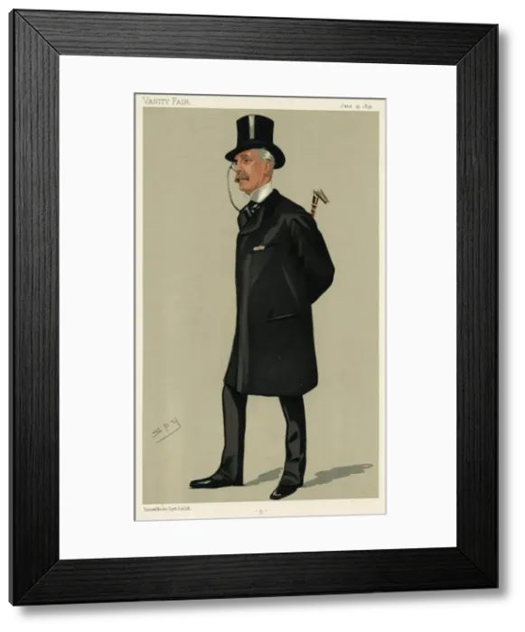 Framed Print : SQUIRE BANCROFT 1891 Framed Print : SQUIRE BANCROFT 1891