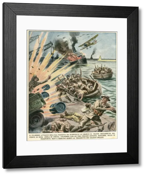 Framed Print : BRITISH IN CRETE Framed Print : BRITISH IN CRETE