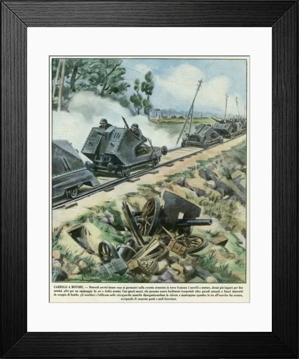 Framed Print : GERMAN INVASION DEVICES Framed Print : GERMAN INVASION DEVICES