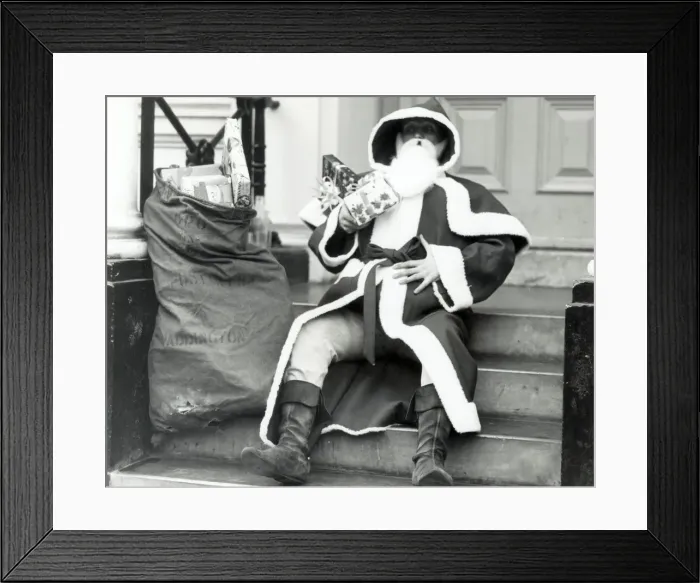 Framed Print : FATHER CHRISTMAS / SACK Framed Print : FATHER CHRISTMAS / SACK