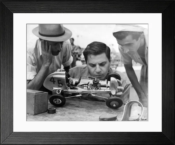 Framed Print : MODEL RACING CAR Framed Print : MODEL RACING CAR