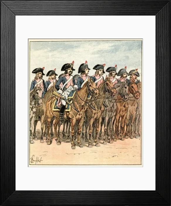 Framed Print : ITALIAN CAVALRY / 1790S Framed Print : ITALIAN CAVALRY / 1790S