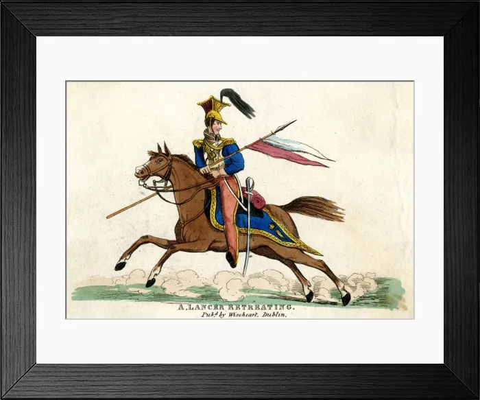Framed Print : BRITISH LANCER 1810 Framed Print : BRITISH LANCER 1810