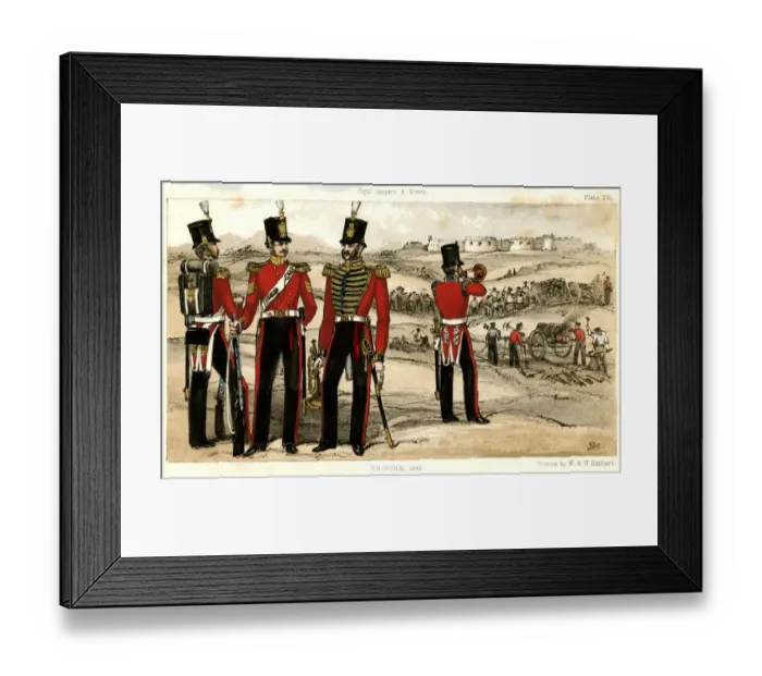Framed Print : BRITISH SAPPERS 1854 Framed Print : BRITISH SAPPERS 1854