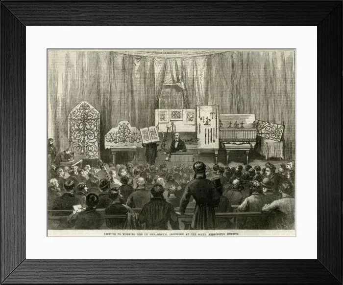 Framed Print : WORKING MENS LECTURE Framed Print : WORKING MENS LECTURE