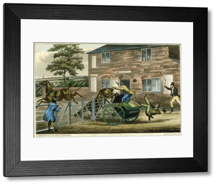 Framed Print : MYTTONS JUMPS TOLLGATE Framed Print : MYTTONS JUMPS TOLLGATE