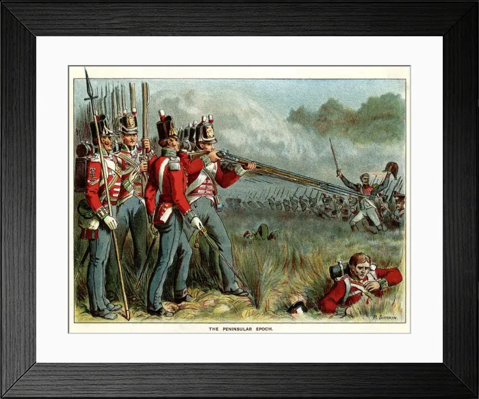 Framed Print : BRITISH INFANTRY 1810 Framed Print : BRITISH INFANTRY 1810