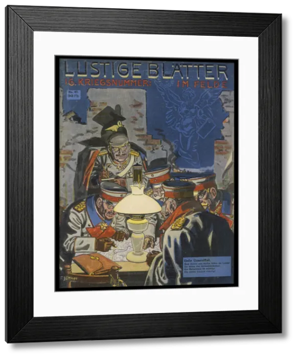 Framed Print : GER. OFFICERS STRATEGISE Framed Print : GER. OFFICERS STRATEGISE