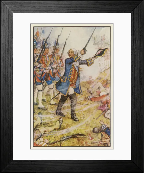 Framed Print : GEORGE II / DETTINGEN 1743 Framed Print : GEORGE II / DETTINGEN 1743