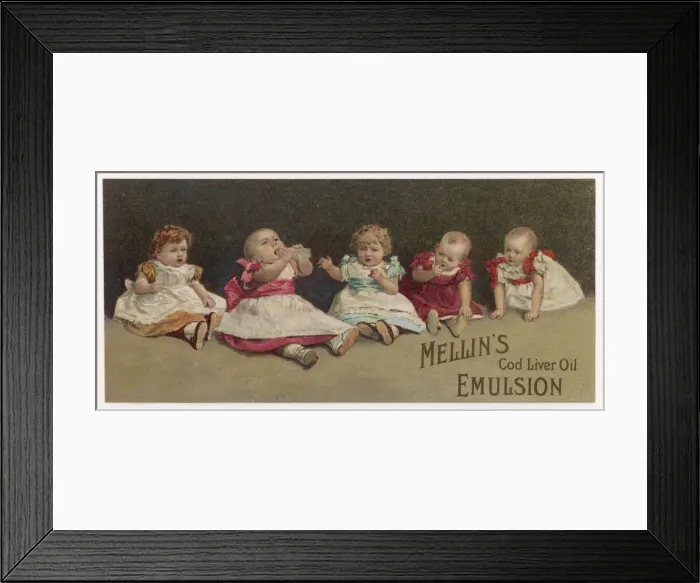 Framed Print : ADVERT / COD LIVER OIL Framed Print : ADVERT / COD LIVER OIL