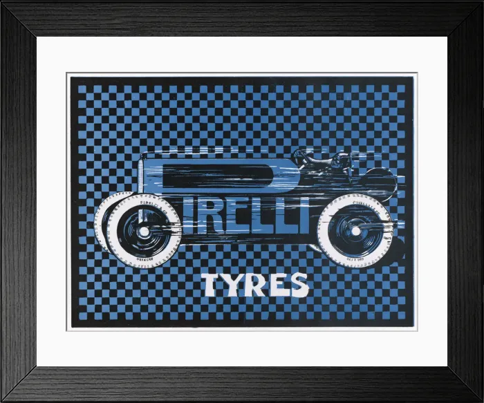 Framed Print : Advertisement - Pirelli Tyres Framed Print : Advertisement - Pirelli Tyres