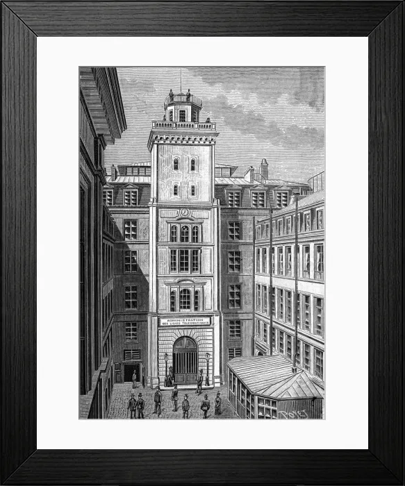 Framed Print : CHAPPE SIGNAL TOWER Framed Print : CHAPPE SIGNAL TOWER