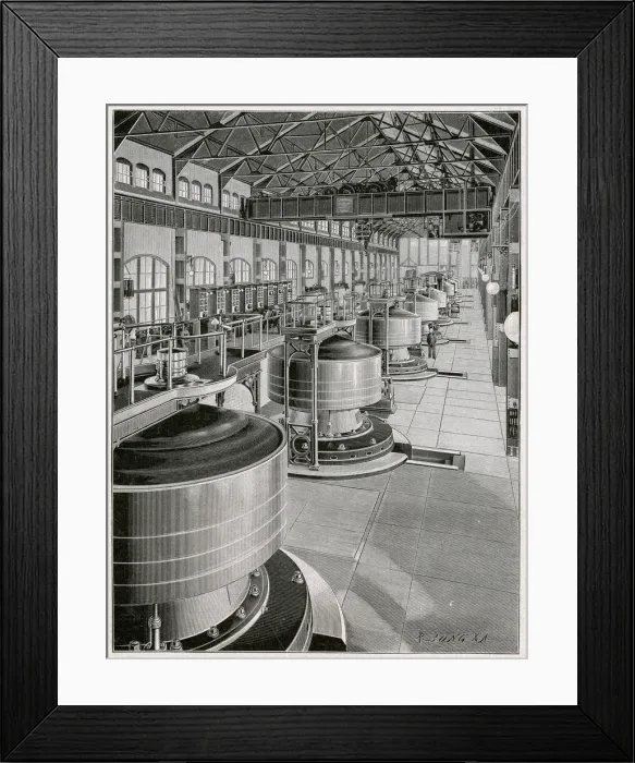 Framed Print : TURBINES AT NIAGARA FALL Framed Print : TURBINES AT NIAGARA FALL