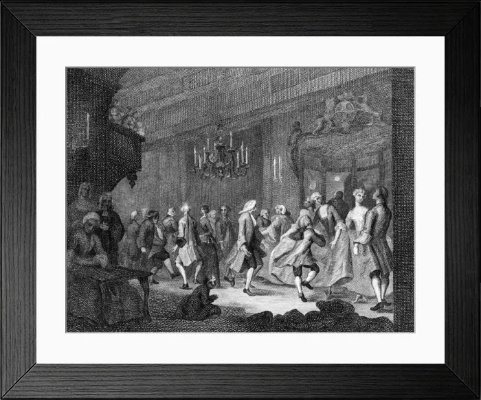 Framed Print : DANCE AT HOME 1745 Framed Print : DANCE AT HOME 1745