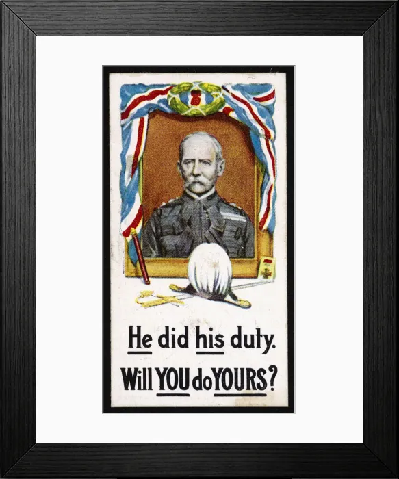 Framed Print : RECRUITMENT POSTER / WILLS Framed Print : RECRUITMENT POSTER / WILLS