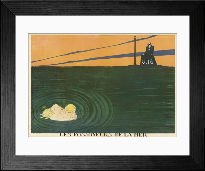 Framed Print : WW1 CARTOON / UNDERTAKERS Framed Print : WW1 CARTOON / UNDERTAKERS