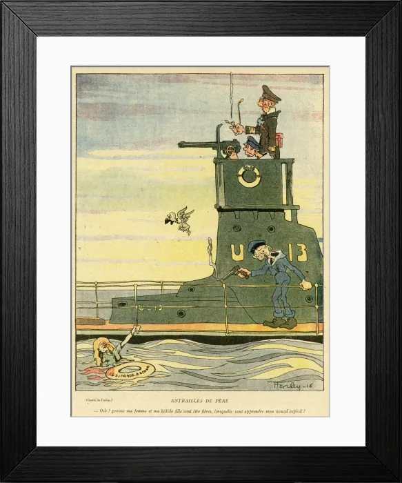 Framed Print : Cartoon, How proud... WW1 Framed Print : Cartoon, How proud... WW1
