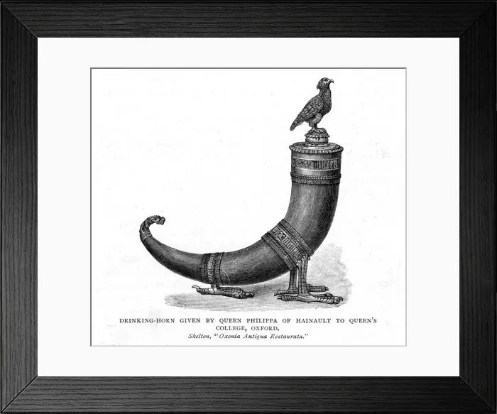 Framed Print : QUEENS DRINKING HORN Framed Print : QUEENS DRINKING HORN