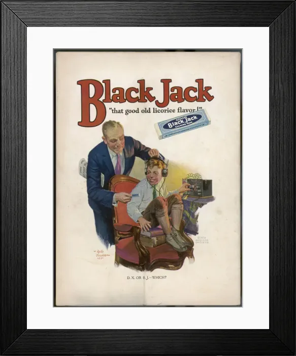Framed Print : ADVERT / CHEWING GUM 1925 Framed Print : ADVERT / CHEWING GUM 1925