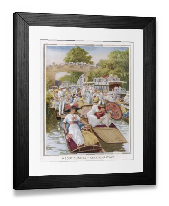 Framed Print : Boats at Maidenhead Framed Print : Boats at Maidenhead