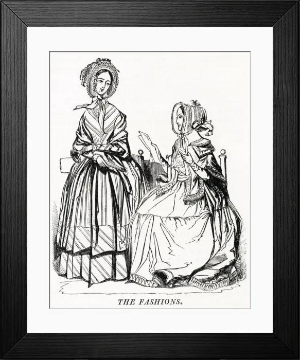 Framed Print : Fashions for May 1843 Framed Print : Fashions for May 1843