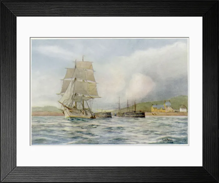 Framed Print : SAILING SHIP, BRIDPORT Framed Print : SAILING SHIP, BRIDPORT