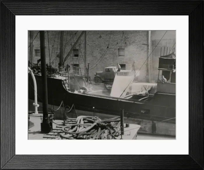 Framed Print : CHINA CLAY / DOCKYARD Framed Print : CHINA CLAY / DOCKYARD