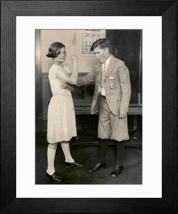 Framed Print : AMERICAN KIDS 1927 Framed Print : AMERICAN KIDS 1927