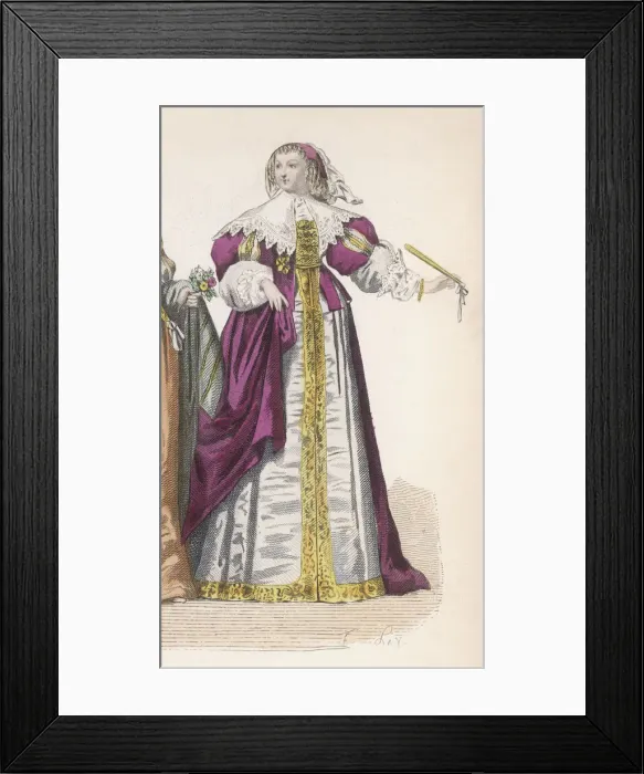 Framed Print : Frenchwoman 1614 - 2 Framed Print : Frenchwoman 1614 - 2