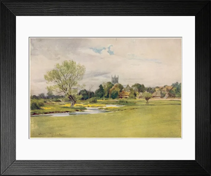 Framed Print : Bere Regis - Dorset - 1925 Framed Print : Bere Regis - Dorset - 1925