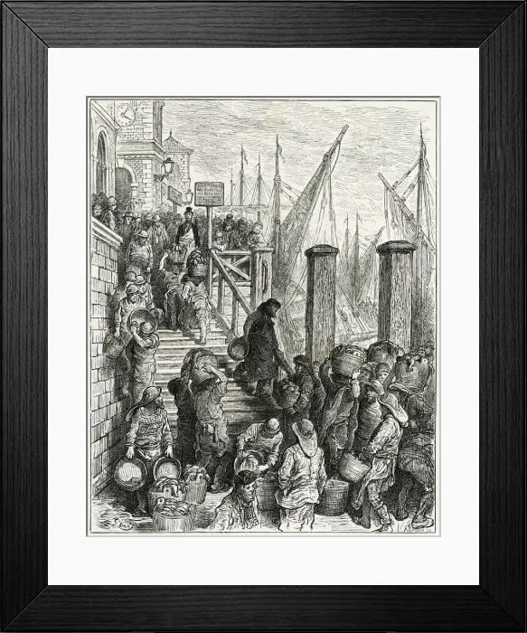 Framed Print : BILLINGSGATE Framed Print : BILLINGSGATE